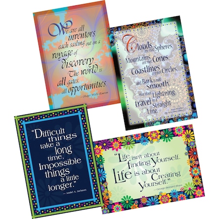Barker Creek Unlimited Possibilities Poster Set, 4/Set 3606
